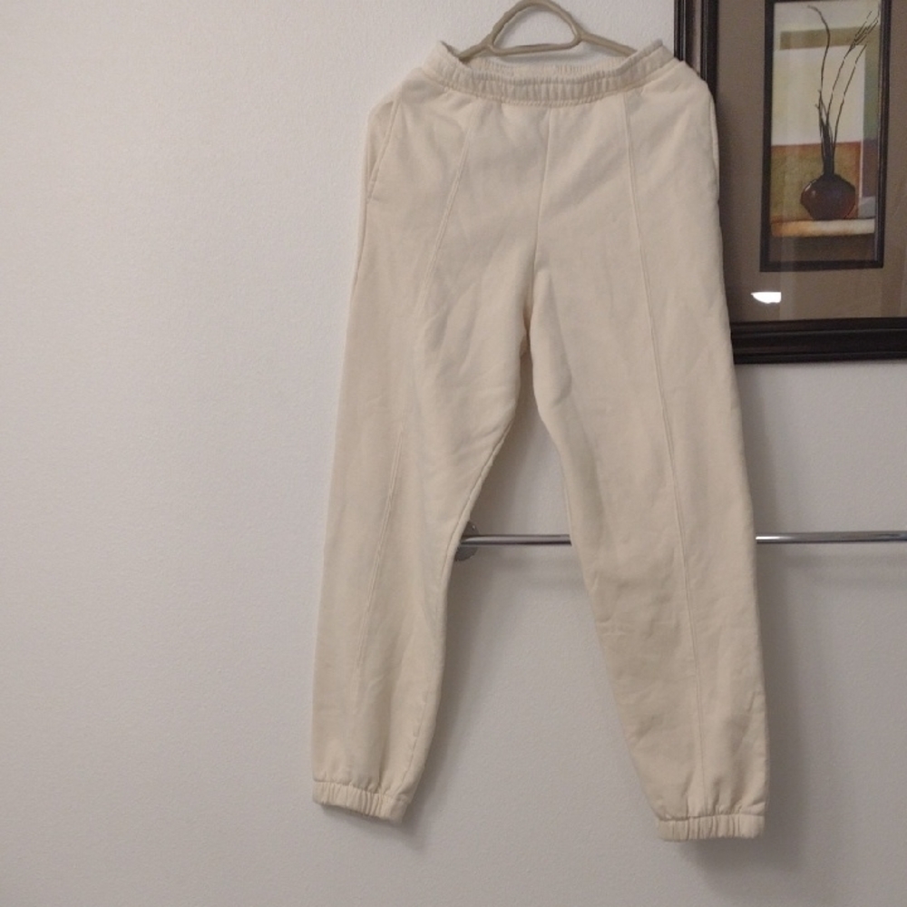 Zara Women's Cream Joggers